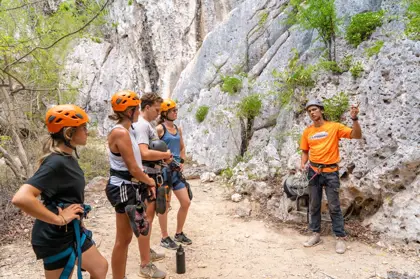 half day climbing rock climbing curacao